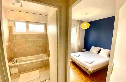 Annemasse Apartamento | SOBNB pasteur- Appartement 6 personnes centre Annemasse