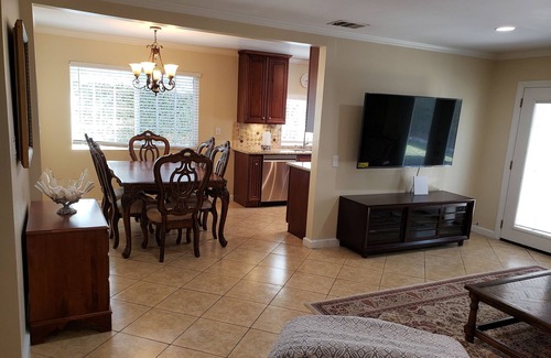 Downey Casa | SoCal Home Centrally Located for Travel and Entertainment