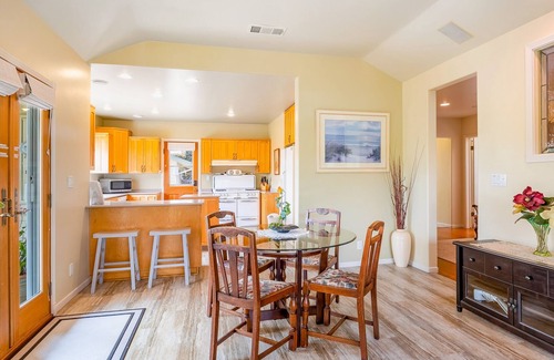 West Mesa Casa | SoCal paradise with backyard garden, patio & ocean-view balcony