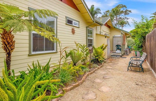 West Mesa Casa | SoCal paradise with backyard garden, patio & ocean-view balcony