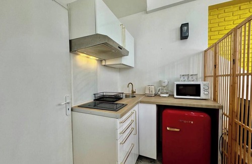 Gare-Jouvenet Apartamento | Sofia : Studio confortable en RDC au coeur de la ville de Rouen.