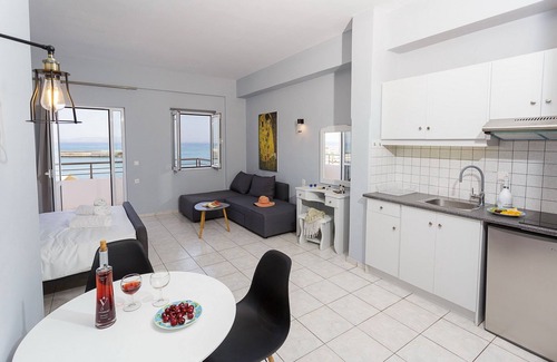 Gouves Hotel | Sole Mare Seaside Apts- Seaview studio (2)