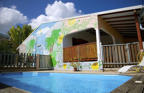 Sainte-Anne Apartamento | Estudio-Baño en la habitacion-Terraza-Soleil de Gwada