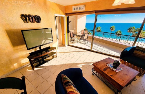 Sandy Beach Condominio | Sonoran Spa E509 - 2 BR Next to the Pool, High Speed Wi-Fi - Beachfront Upper Floor Luxury Condo