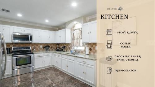 South Arlington Casa | Sophisticated 5BR 2,5BA Holiday Villa - Pool Sauna Hot Tub