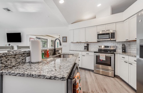 Lely Golf Estates Casa | Sophisticated home with private lanai, heated pool & fast WiFi - near beaches