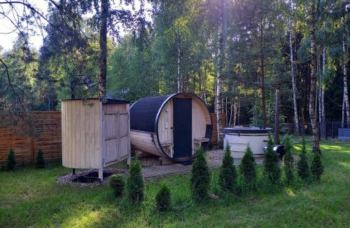 Rybno Casa | Sosnowa Odnowa - domek na Mazurach z sauną i balią