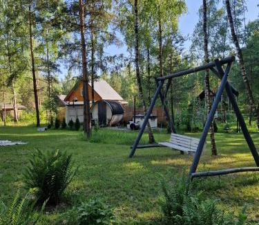 Rybno Casa | Sosnowa Odnowa - domek na Mazurach z sauną i balią