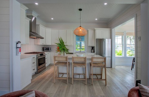Lubbers Quarters Cay Casa | South End Villa on the water: lovely pool, expansive decks, and 60’ private dock