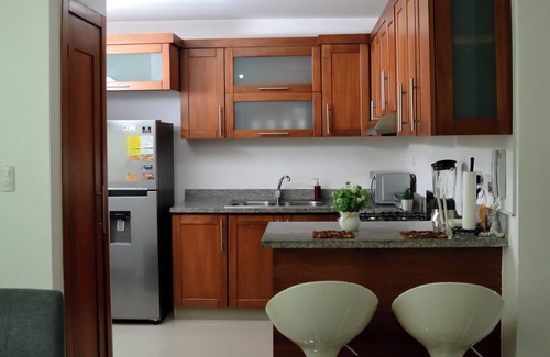 Llanos de Gurabo I Apartamento | Spacious 3-bedroom and 2 bathroom with WiFi, fitness room, pool area santiagoRD