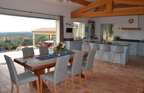 La Grand-Chile Villa | Amplio y relajante - Vistas, a 5 minutos de Valbonne, aire acondicionado