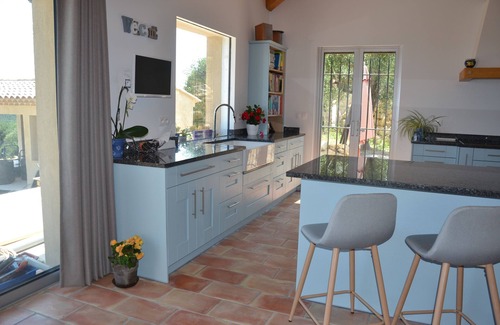 La Grand-Chile Villa | Amplio y relajante - Vistas, a 5 minutos de Valbonne, aire acondicionado