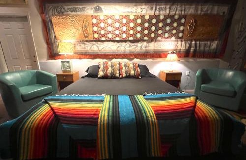 Truth or Consequences Casa | SPACE CASTLE: a 1950s Gas Station transformed into an Art Themed Wonderland