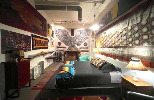 Truth or Consequences Casa | SPACE CASTLE: a 1950s Gas Station transformed into an Art Themed Wonderland