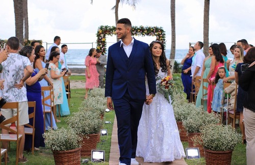 Santo Agostinho Casa | Space for weddings and events with a house on the sand at Enseada dos Corais beach