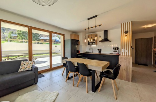 La Feclaz Condominio | Spacieux appartement au pied des pistes
