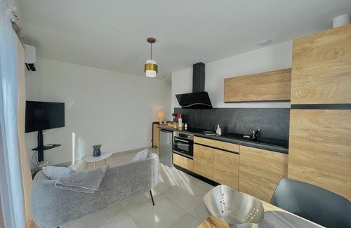 Lunel-Viel Apartamento | Spacieux Studio Avec Espace Chambre Séparé et Grande Terrasse