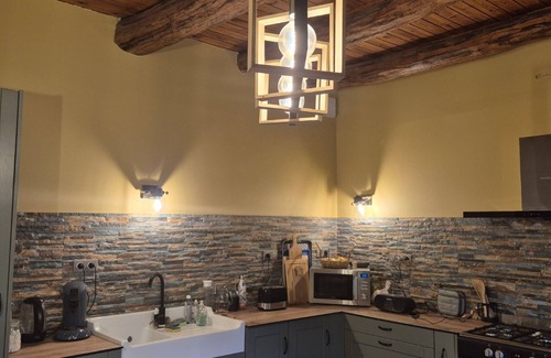 Egliseneuve-d'Entraigues Casa | Casa Auvernia Espaciosa 170m² - 8 Pers - Naturaleza Parque Volcanes