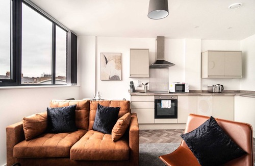 Wrexham Apartamento | Spacious 1 Bed Apartment in Central Wrexham