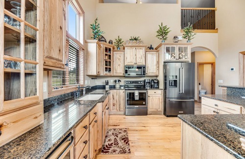 Sturgis Casa | Spacious 3-story home w/private hot tub, pool table, firepit, electric fireplace