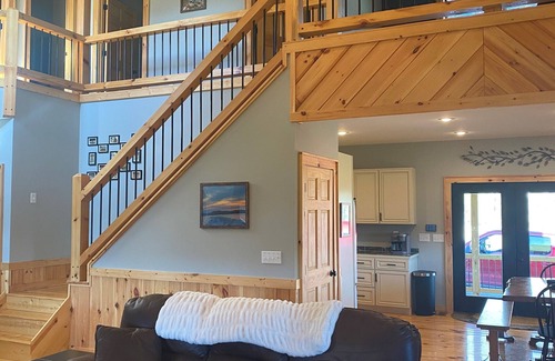 Burkesville Casa | Spacious 4-BR house w/ wraparound porch, fire pit area and hot tub -Sleeps 18-20