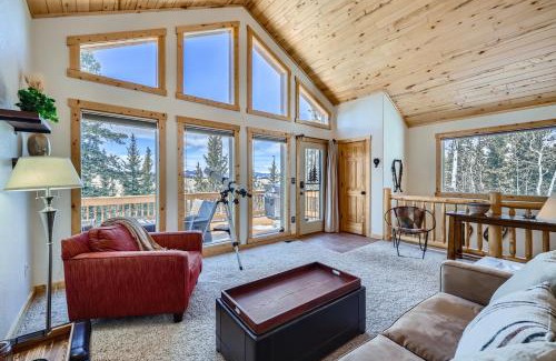 Indian Mountain Casa | Spacious 4BR Cabin 2 Living Areas Deck with Grill
