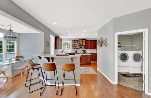 Cape May Court House Casa | spacious 5,500 square foot home located on one acre property, is fully fenced and Great for larger groups, comfortably accommodating 24 total guests.
