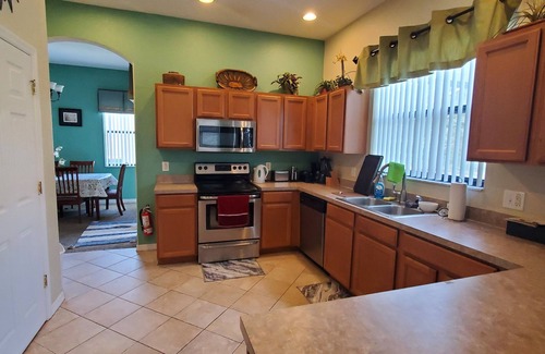 Calabria Casa | Spacious 5-Bdrm, 4-Bth Home w/Private Pool & Game Room Minutes from Theme Parks
