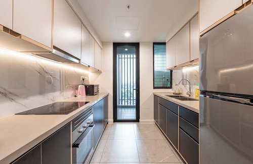 Ho Chi Minh City Apartamento | Spacious 6-bedroom apartments in Saigon with Pool, Gym and Bathtub
