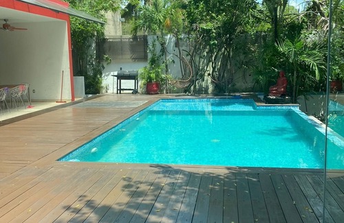 Ejidal Villa | Spacious 7-bedroom villa in Playa del Carmen with private infinity pool.