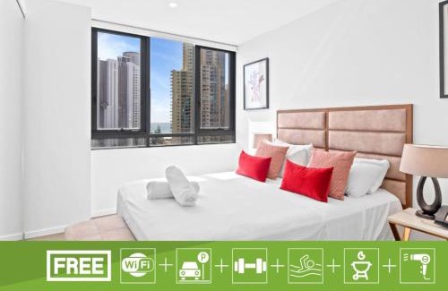 Surfers Paradise Apartamento | Spacious and Modern 2 Bedroom Apartment in Paradise