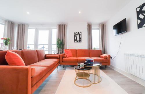 Woolwich Riverside Apartamento | Spacious and Sunny Flat l River Balcony View !