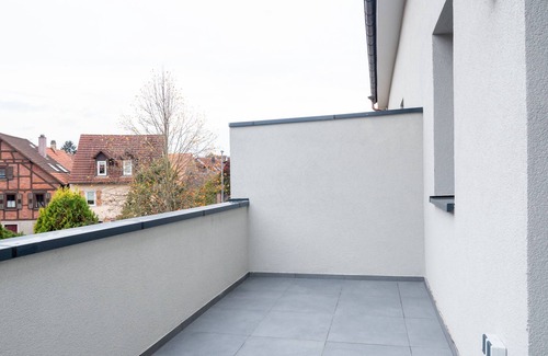 Langensteinbach Apartamento | Apartamento-Moderno-Baño Privado-Balcón