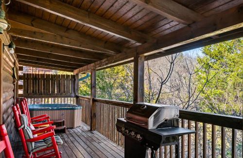 Sevierville Casa | Spacious Cabin Stay for 9 with Hot Tub Close to Town