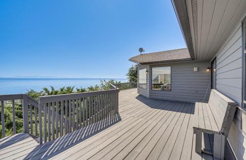 Camano Island Casa | Spacious Camano Home with Hot Tub and Water Views!