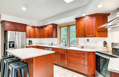 Waupaca Casa | Spacious Chain O' Lakes Retreat w/Deck & Fire Pit