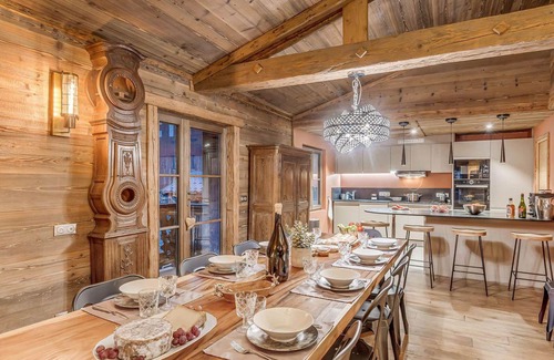 Les Brevieres Chalet De Esquí | Chalet amplio para 14 pers. en Tignes con balcón y sauna