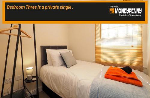 Derby Apartamento | Spacious Comfy 4 Bed Home - Sleeps up to 7 & Pets