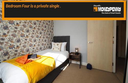 Derby Apartamento | Spacious Comfy 4 Bed Home - Sleeps up to 7 & Pets