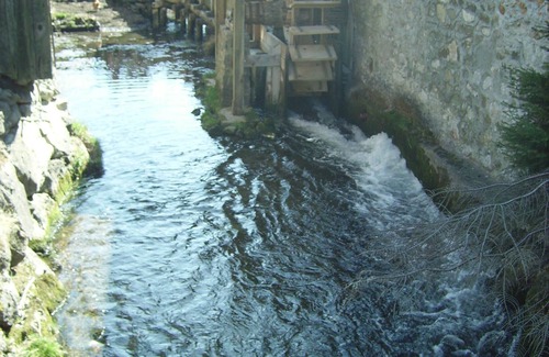 Fischen im Allgaeu Apartamento | Destacados Apartamento con gran jardín en la corriente de la trucha y un antiguo molino