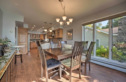 Delton Casa | Spacious Delton Home w/ Fire Pit + Lake Views