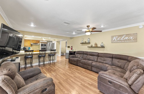 Mission Hills Casa | Spacious Desert Getaway! 5BR w/ Casita, Endless Yard/Patio, EV, Pool, Game Room