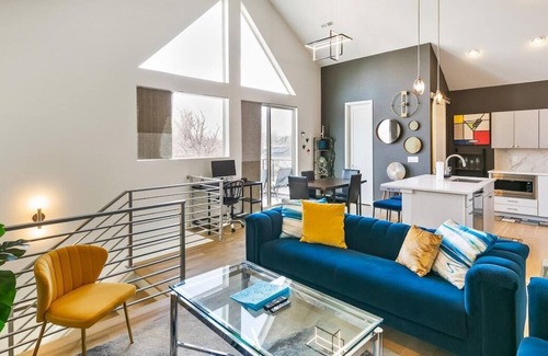 Northeast Park Hill Casa | Spacious Farmhouse-Chic Home in Park Hill! Perfect WFH + Garage + EV Charger!