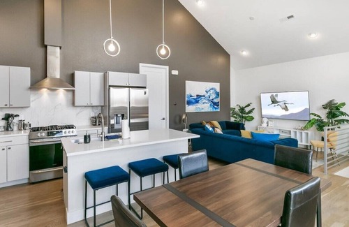 Northeast Park Hill Casa | Spacious Farmhouse-Chic Home in Park Hill! Perfect WFH + Garage + EV Charger!