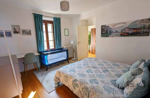 Saint-Gingolph Apartamento | Spacious flat with magnificent terrace overlooking Lake Geneva.