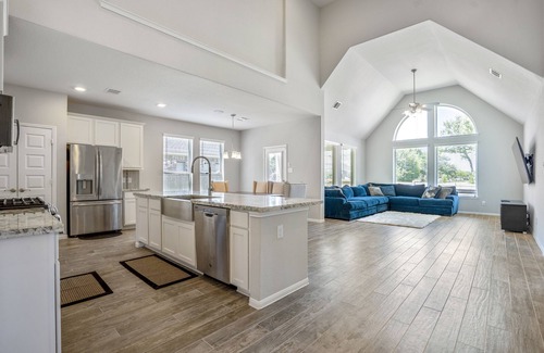 Pecan Grove Casa | Spacious Home with Private Theater, Pool Table, Office & Home Gym!
