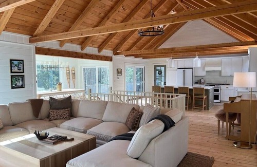 Beaver Cove Casa | Spacious house with pebble beach. Direct access to Snowmobile and ATV trails!