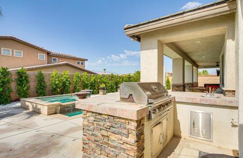 Indio Casa | Spacious Indio Home Pool, Grill, and Fire Pits