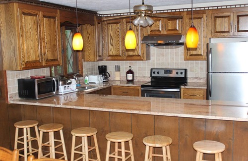 Gouldsboro Casa | Amplia Lakefront Chalet, 6 dormitorios 4 baños completos