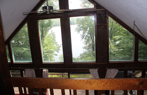 Gouldsboro Casa | Amplia Lakefront Chalet, 6 dormitorios 4 baños completos